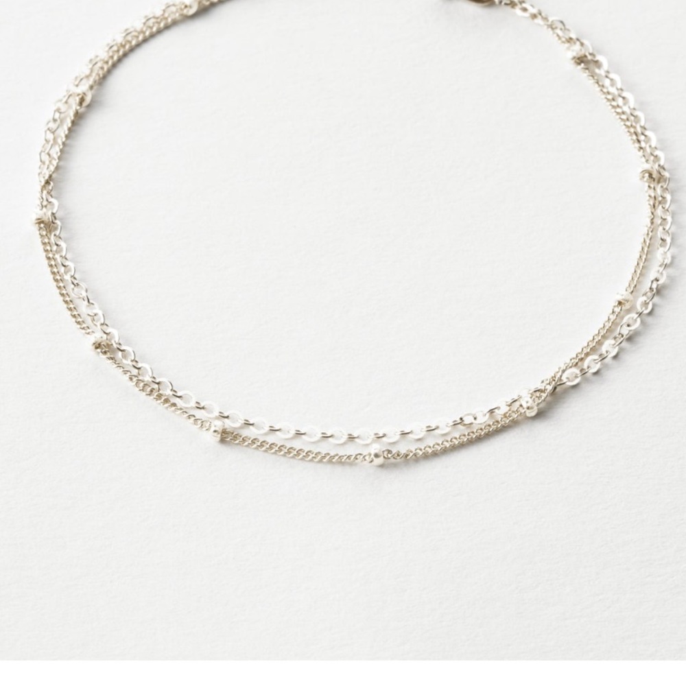 Silver Dainty Chain Bracelet